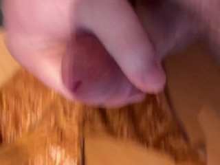 Cum over VS thong whilst watching a panty stuffing video of Pornhub