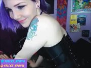 Preview 4 of Tricky Nymph twerks and plays with her pussy in a corset