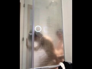 Horny Latina Fucking_in Hotel Shower