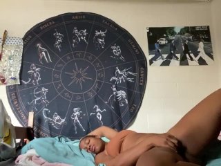 FINGER FUCKING MY NEEDY LITTLE CUNT