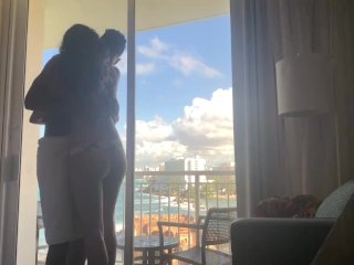 brunette, perky titties, big dick, puerto rican couple