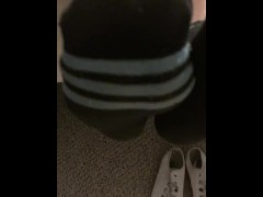Teen feet up close ASMR 