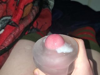 Femboy cums hard