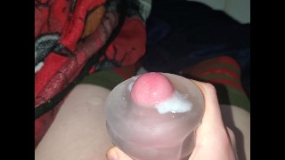 Femboy cums hard