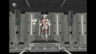 Манделорианский парящий стриптиз