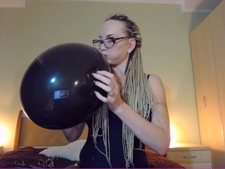 blueballoon, loonerkink, blowballoon, balloon fetish