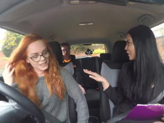 Fake Driving School Horny lust lesson for sexy Charlie Red screenshot number 0