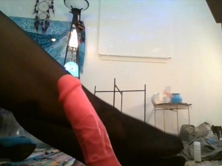 Cum all over these heels and stockings_heelfuck and footjob & tittyfucking