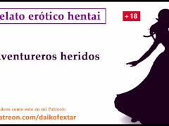 Zelda cuida de Link, relato hentai en español. Ella acaba ayudandole a...