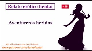 Zelda Takes Care Of Link Hentai Story In Spanish She Ends Up Helping Him