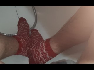 wetting, socks, solo male, exclusive