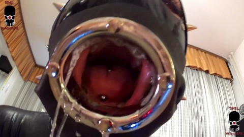 Latex cock for tunnel gagged latex slut - INTRO