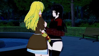 RWBY - Yang X Raven Yuri Hentai