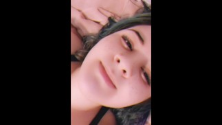 Cute teenage girl moans and touches herself for you