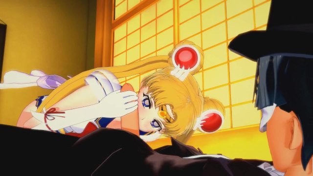 3D Hentai)(Sailor Moon) Jerking off Tuxedo Mask - Pornhub.com