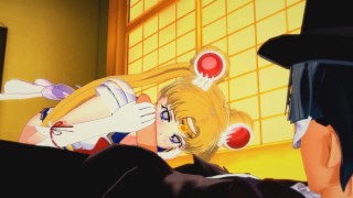 (3D Hentai)(Sailor Moon) Masturbando Tuxedo Mask