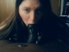 wonderful milf sucks bbc for her own pleasure