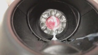 Milked By Launch With Quickshot 2 Cumshots In A Row Cum Ropes Closeup
