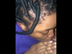 Troglodyte Cock Slams Black Woman’s Mouth