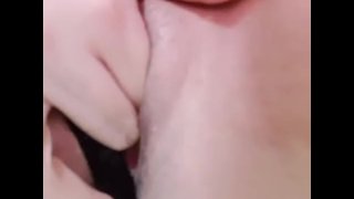 Finger my wet pussy with panties