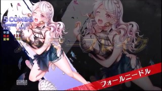 【Japanese　game】CuteGirl is tortured on a triangular 