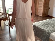 Preview 2 of making baby at honymoon before wedding party in paradise ends with cumpussy