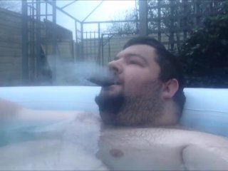 last hottub cigar of the season