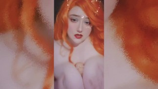 Fuite de Busty Egirl énormes seins naturels Exposed et titfucked