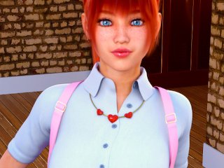sex game, double homework, red head, pc porn games
