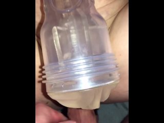 Huge Cumshot on Wife’s Pussy after fucking_her &my 2 side pieces at once.