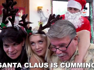 BANGBROS - Blonde And Naughty Santa Christmas Special With Anastasia Knight