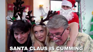 Christmas Special With Anastasia Knight BANGBROS Blonde And Naughty Santa