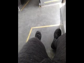 Big Dick Bulge on train 1