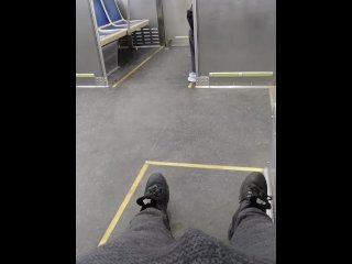 Big Dick Bulge on train 1