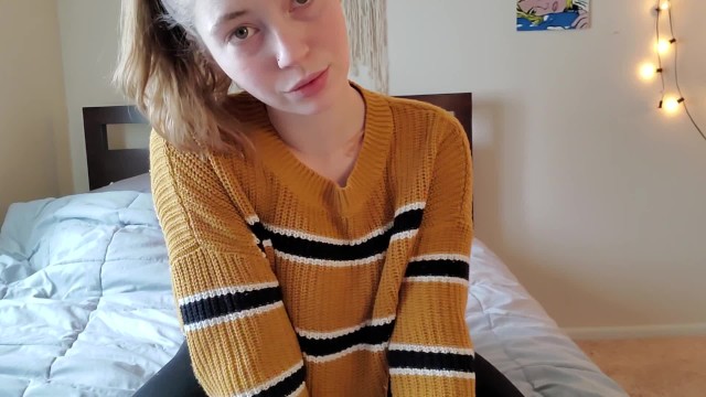 Stripping out of School Cloths to Masturbate
