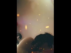 Sexy Blonde Trap Fucks Anal Purple Beaded Dildo Hot Amatuer