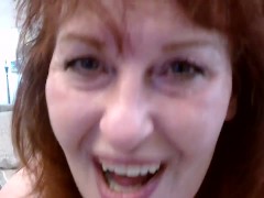 V 347 Super sexy Dawn in a bodystocking with BBC dildo