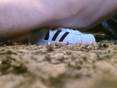 4K - Fucking Adidas Superstar like a pussy | Cum inside!