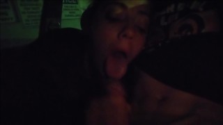 Cum Gets Inside Heather Kane's Mouth Thanks To A Lucky Stranger