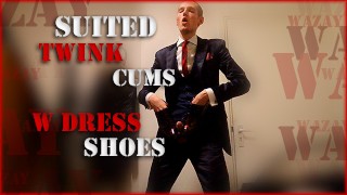 Preview - Suited Twink Cums w Dress Shoes