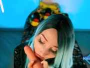 Preview 1 of Tiny is creaming on her dildo ( huge orgasm and creampie )