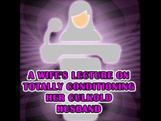 Лекция жены о том, как полностью обусловить своего мужа