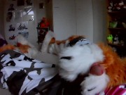 Preview 5 of Fursuiter POV masturbating and moaning