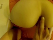 Preview 5 of Blonde amateur teen does anal and big cumshot pov