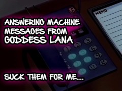 Answering machine Messages 1 Suck them for me 15/16