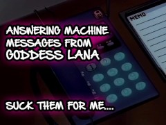 Answering machine Messages 1 Suck them for me 7/16