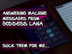 Answering machine Messages 1 Suck them for me 8/16