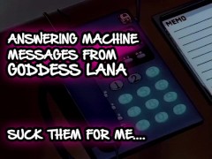 Answering machine Messages 1 Suck them for me 9/16