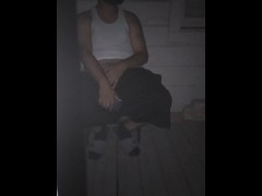 Jerkin off outside - Screenshot 13 of 16 - Public Masturbation