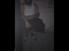 Jerkin off outside - Screenshot 14 of 16 - Jerking Off